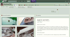 Desktop Screenshot of missgreenfish.deviantart.com