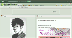Desktop Screenshot of konhiwatarikyouyama.deviantart.com