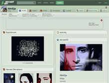 Tablet Screenshot of mmitja.deviantart.com