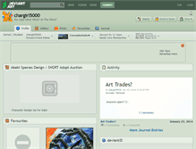 Tablet Screenshot of chargirl5000.deviantart.com