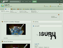 Tablet Screenshot of i-am-71.deviantart.com