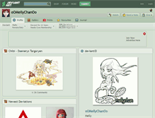 Tablet Screenshot of oomellychanoo.deviantart.com