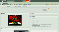 Desktop Screenshot of herminator.deviantart.com