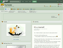 Tablet Screenshot of fox-hunter.deviantart.com