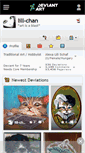 Mobile Screenshot of lill-chan.deviantart.com