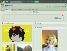 Tablet Screenshot of bassy-grell.deviantart.com