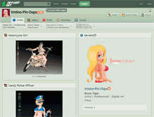 Tablet Screenshot of pin-oops.deviantart.com
