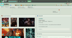 Desktop Screenshot of medders.deviantart.com