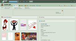 Desktop Screenshot of candle-spin.deviantart.com