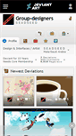 Mobile Screenshot of group-designers.deviantart.com