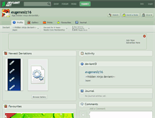 Tablet Screenshot of eugeneslz16.deviantart.com