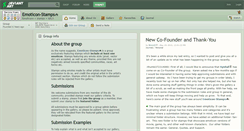 Desktop Screenshot of emoticon-stamps.deviantart.com