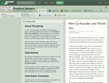 Tablet Screenshot of emoticon-stamps.deviantart.com