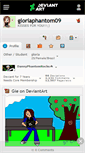 Mobile Screenshot of gloriaphantom09.deviantart.com
