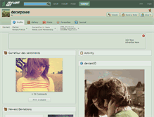 Tablet Screenshot of decorposee.deviantart.com