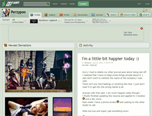 Tablet Screenshot of perzypoo.deviantart.com