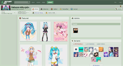 Desktop Screenshot of hatsune-miku-pd.deviantart.com