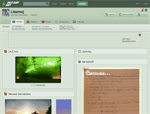 Tablet Screenshot of liisemoj.deviantart.com