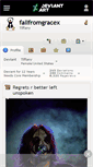 Mobile Screenshot of fallfromgracex.deviantart.com
