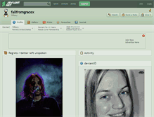 Tablet Screenshot of fallfromgracex.deviantart.com