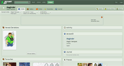 Desktop Screenshot of maginder.deviantart.com