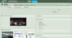 Desktop Screenshot of amodo.deviantart.com