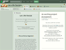 Tablet Screenshot of len-x-rin-fanclub.deviantart.com