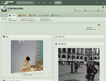 Tablet Screenshot of chiaroscurobu.deviantart.com