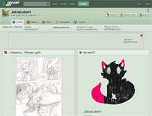 Tablet Screenshot of jeknalokert.deviantart.com