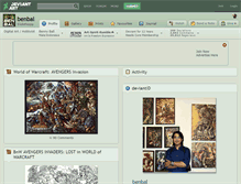 Tablet Screenshot of benbal.deviantart.com