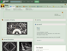 Tablet Screenshot of itsuo.deviantart.com