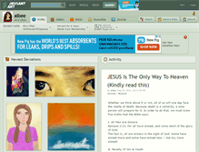 Tablet Screenshot of aibee.deviantart.com