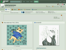 Tablet Screenshot of colormymemory.deviantart.com