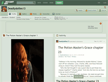 Tablet Screenshot of deadlydollies13.deviantart.com