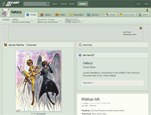 Tablet Screenshot of gatzzy.deviantart.com