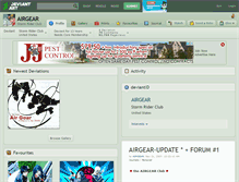 Tablet Screenshot of airgear.deviantart.com