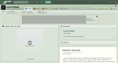 Desktop Screenshot of lunar-epitaph.deviantart.com