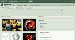 Desktop Screenshot of blah-de-blah.deviantart.com