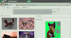 Desktop Screenshot of kripeel.deviantart.com