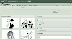 Desktop Screenshot of comicking2.deviantart.com