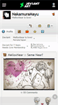 Mobile Screenshot of nakamuramayu.deviantart.com