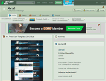 Tablet Screenshot of ahrta5.deviantart.com