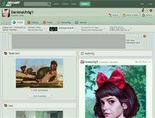 Tablet Screenshot of danielauhlig.deviantart.com