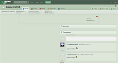 Desktop Screenshot of equine-instinct.deviantart.com