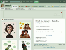 Tablet Screenshot of breebird.deviantart.com