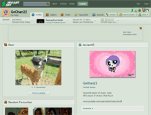Tablet Screenshot of gochan22.deviantart.com