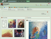 Tablet Screenshot of kikisang3ls.deviantart.com