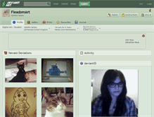 Tablet Screenshot of fleadomart.deviantart.com