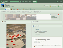 Tablet Screenshot of 33stock.deviantart.com