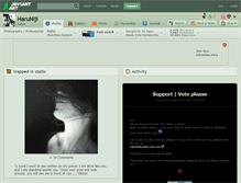 Tablet Screenshot of haruniji.deviantart.com